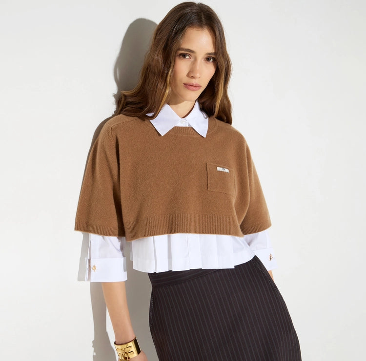 Top in lana e cashmere MK11T66E2 Elisabetta Franchi