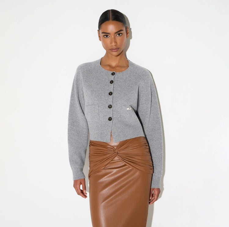 Cardigan in lana e cashmere MK12T66E2 Elisabetta Franchi