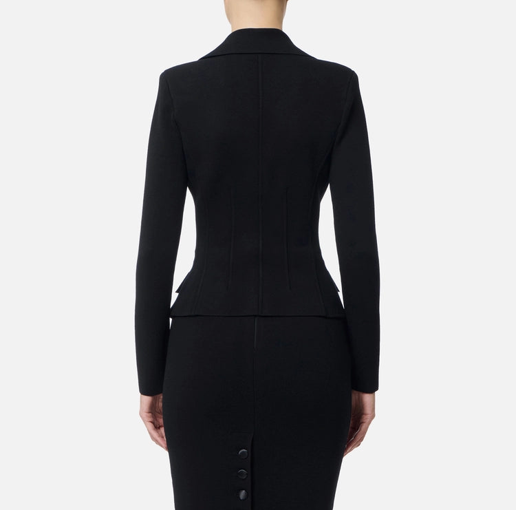 Giacca in lana punto stoffa MK16S56E2 Elisabetta Franchi