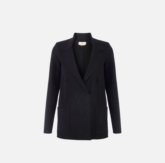 Giacca in maglia con ricamo MK52S57E2 Elisabetta Franchi