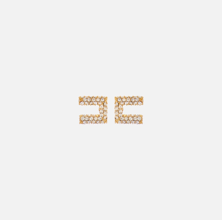 Orecchini con strass OR01A56E2 Elisabetta Franchi