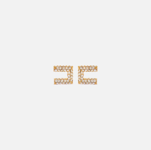 Orecchini con strass OR01A56E2 Elisabetta Franchi
