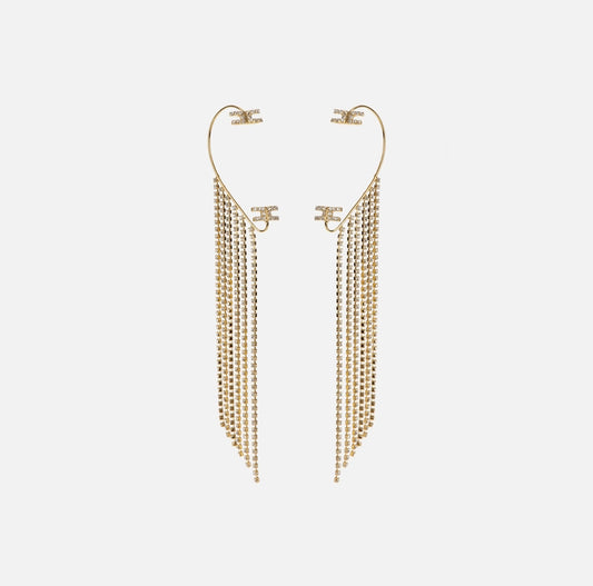 Earcuff con pendenti di strass OR16M46E2 Elisabetta Franchi
