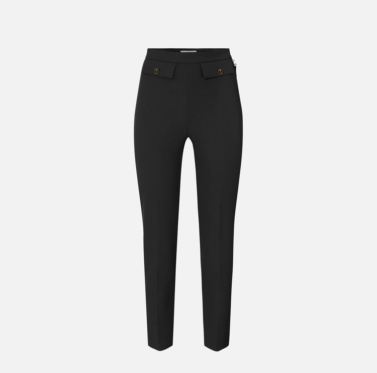 Pantaloni in doppio crêpe PA12056E2 Elisabetta Franchi