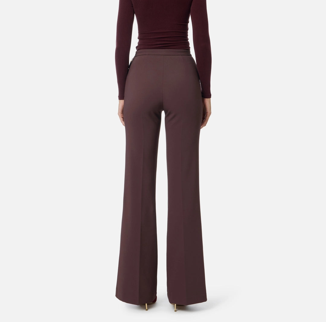 Pantaloni in doppio crêpe PA12156E2 Elisabetta Franchi