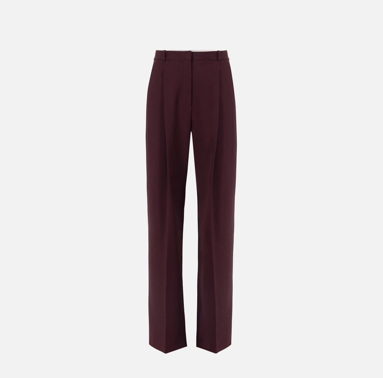 Pantaloni in crêpe leggero con pinces PA12556E2 Elisabetta Franchi