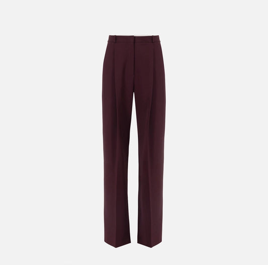 Pantaloni in crêpe leggero con pinces PA12556E2 Elisabetta Franchi