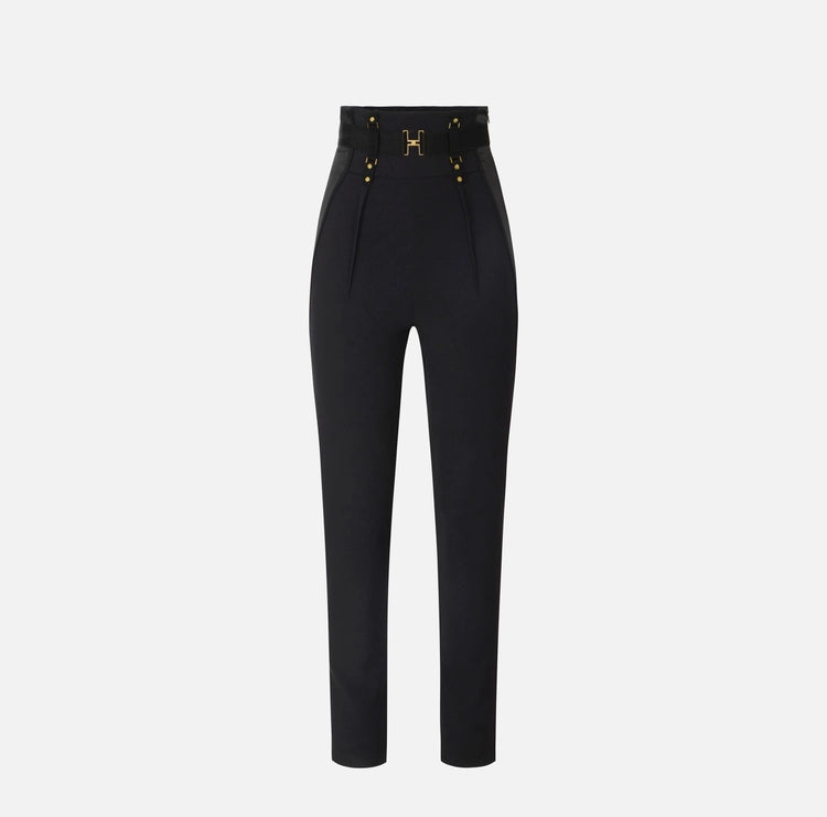 Pantaloni bustier in crêpe leggero e raso PA18062E2 Elisabetta Franchi
