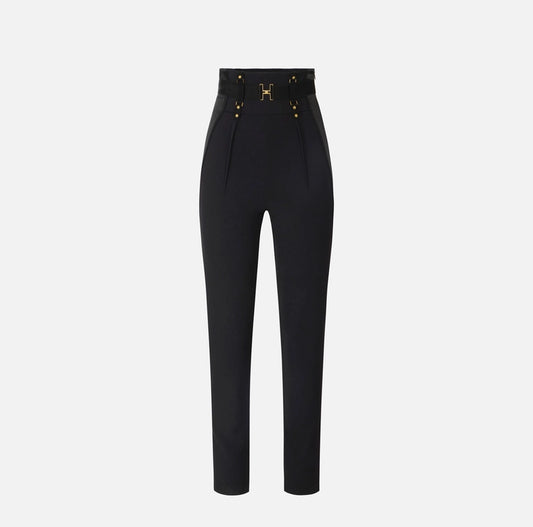 Pantaloni bustier in crêpe leggero e raso PA18062E2 Elisabetta Franchi