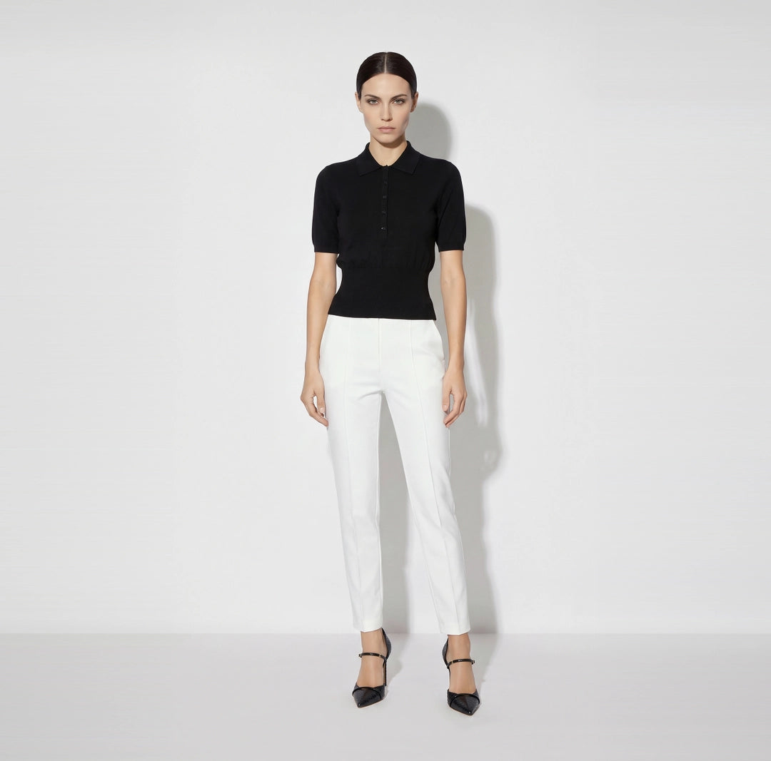 Pantaloni in tessuto tecnico PA22067E2 Elisabetta Franchi