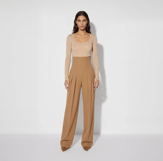 Pantaloni in gabardina fluida PA22267E2 Elisabetta Franchi