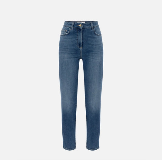 Jeans con logo embossed PJ07N56E2 Elisabetta Franchi