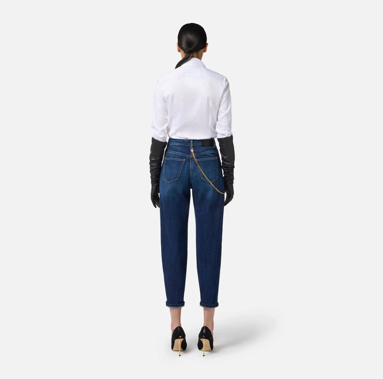 Jeans con catena gioiello PJ14D56E2 Elisabetta Franchi