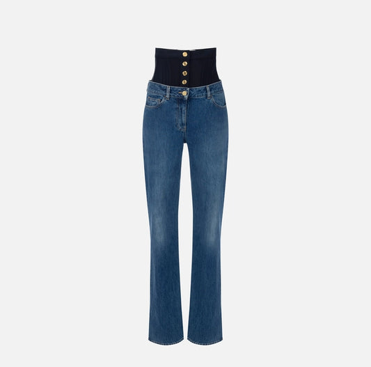 Jeans con vita in neoprene PJ15I56E2 Elisabetta Franchi