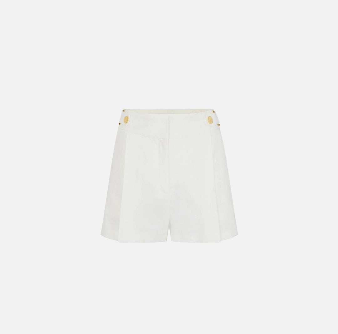 Shorts in misto lino con cinturini SH01162E2 Elisabetta Franchi